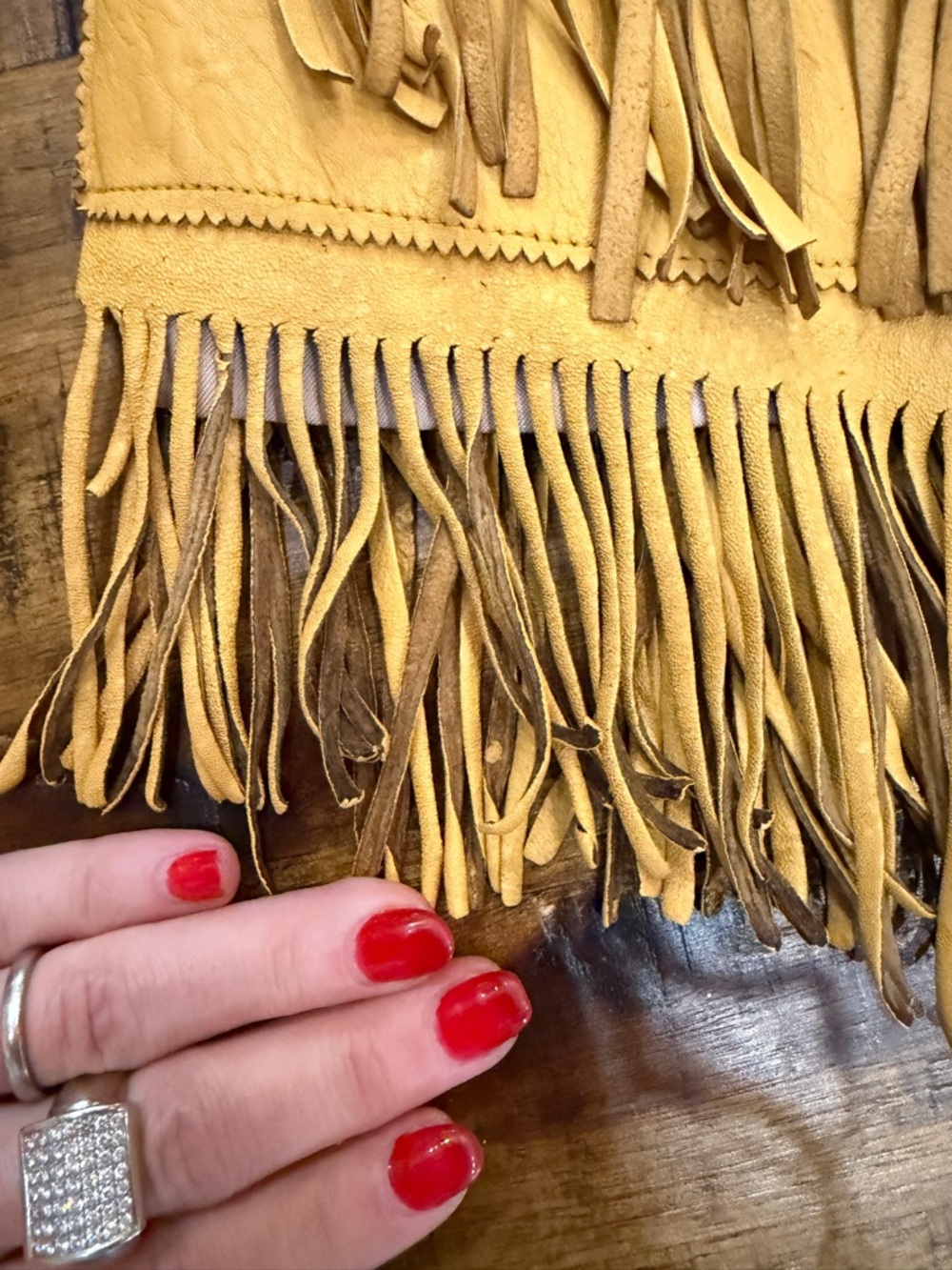 Vintage 1960s B-Bar-T Los Angeles Leather Fringe Western Jacket - Picture 10 of 11